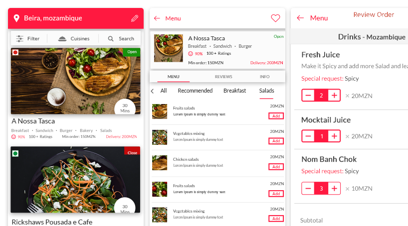 4Food Delivery App For Your Restaurant Shotels Food Image