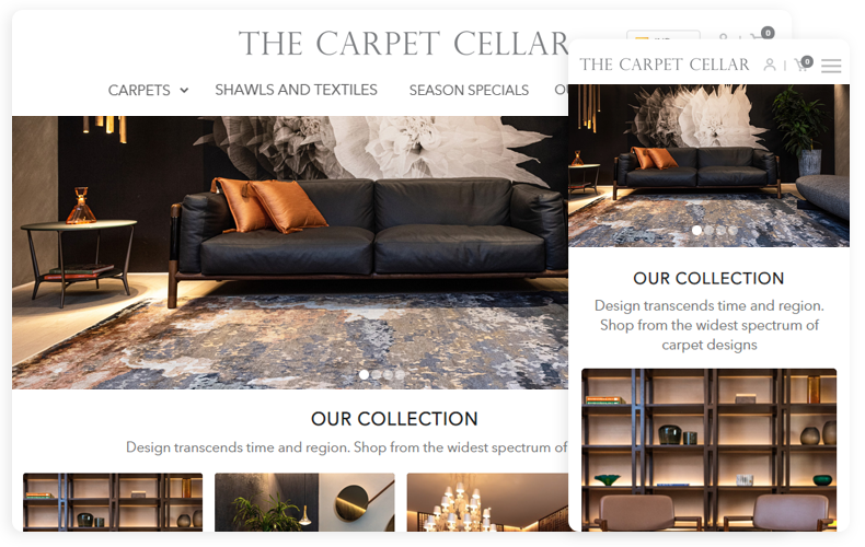 Carpet eCommerce website development