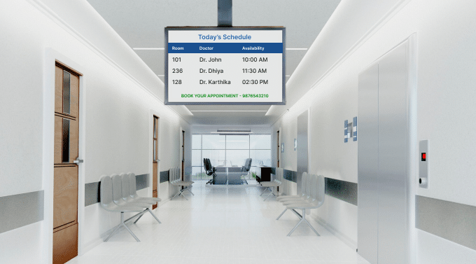 digital signage has been a game-changer in healthcare industry
